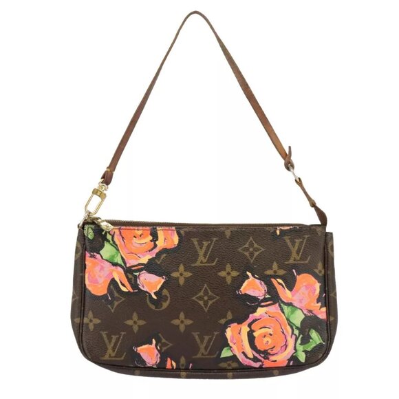LOUIS VUITTON Monogram rose Pochette Accessoires Pouch authentic - Picture 3 of 16
